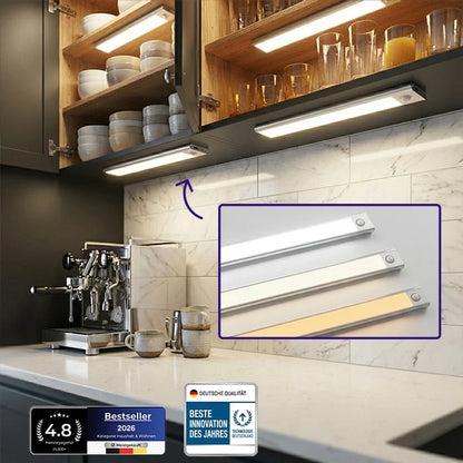 Magnetische LED-Unterbauleuchte mit Bewegungsmelder