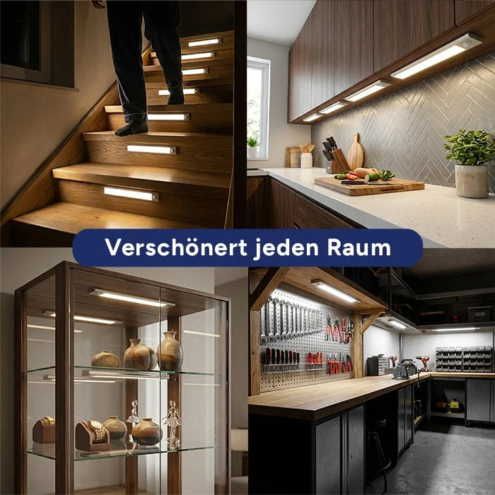 Magnetische LED-Unterbauleuchte mit Bewegungsmelder