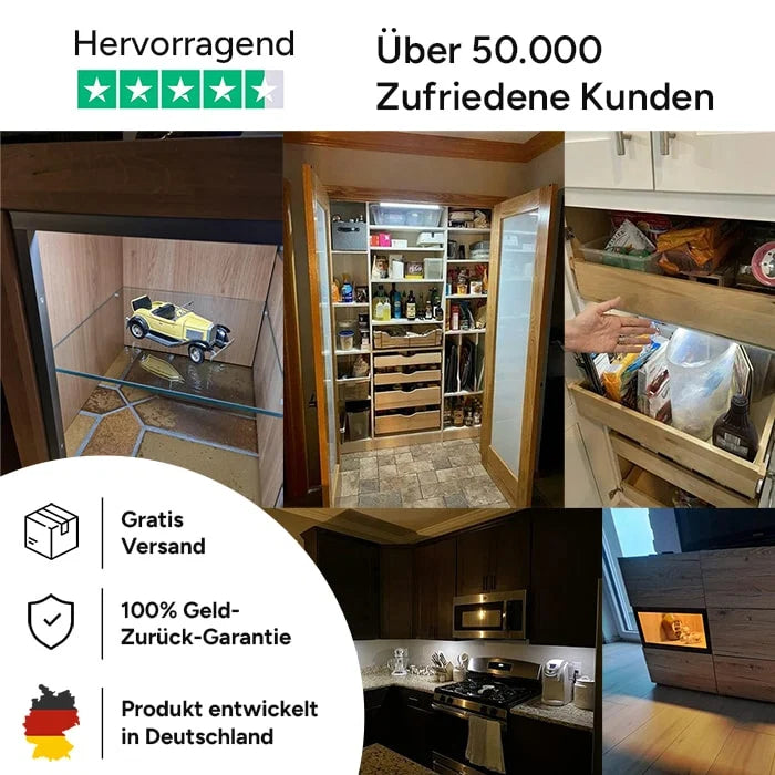 Magnetische LED-Unterbauleuchte mit Bewegungsmelder