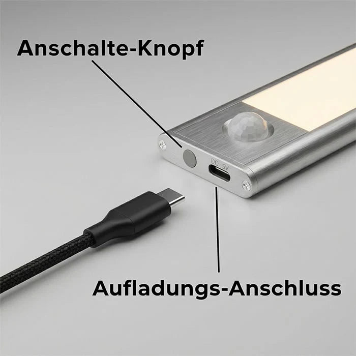 Magnetische LED-Unterbauleuchte mit Bewegungsmelder