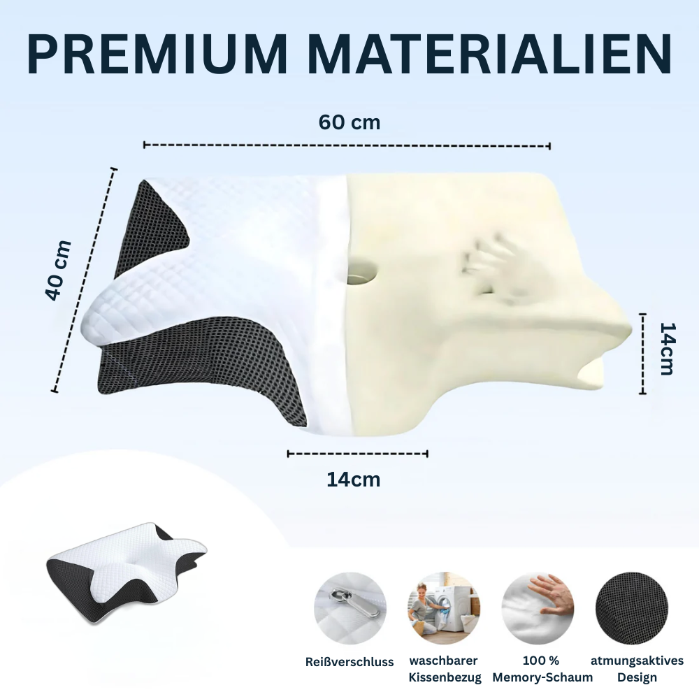 Ergonomisches Kopf- & Nackenstützkissen
